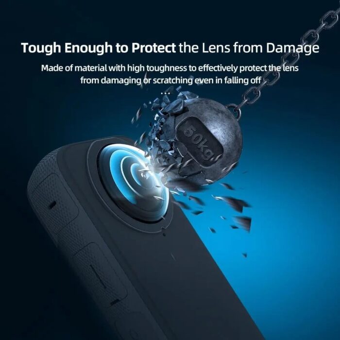 ZODUCT Insta 360 One X3 2Pcs Dual Lens Protector Guard Sticky Tempered for Insta360 Action Camera Lens Cover Dust Proof, Anti-Strach Protective Insta360 Accessories (Only for One X3) - Image 5