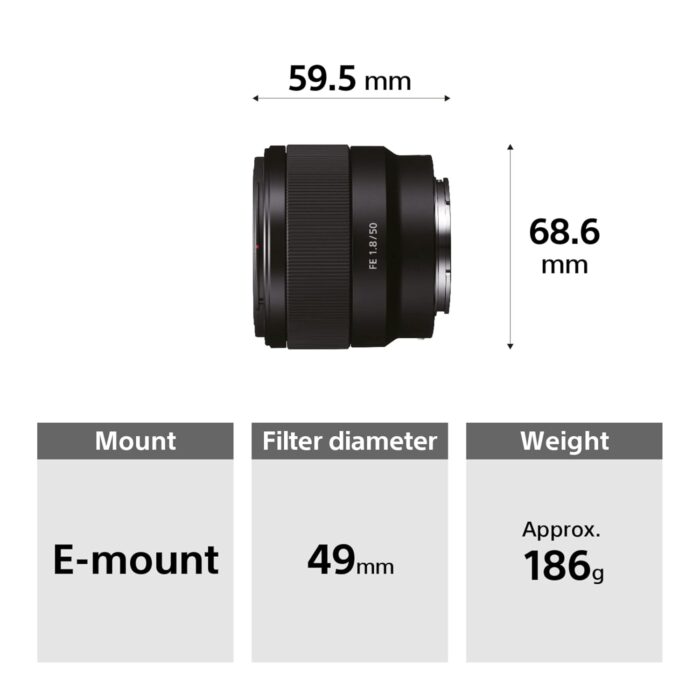 Sony E Mount FE 50mm F1.8 Full-Frame Lens (SEL50F18F) | Standard Prime | for Soft Bokeh - Image 7