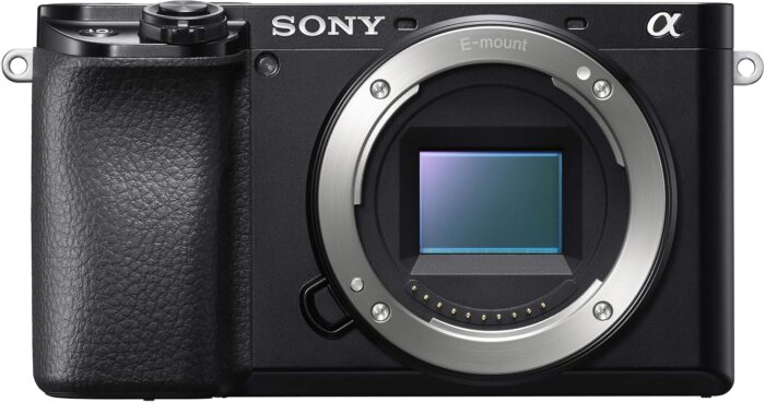 Sony Alpha ILCE 6100 24.2 MP Mirrorless Digital SLR Camera Body only | APS-C Sensor | Fast Auto Focus, Real-time Eye AF, Real-time Tracking | 4K Vlogging Camera - Black