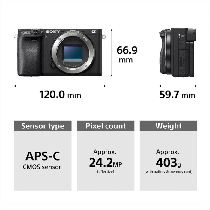 Sony Alpha Ilce-6400L 24.2Mp Mirrorless 16 GB Camera (Black) with 16-50Mm Power Optical Zoom Lens | - Image 4