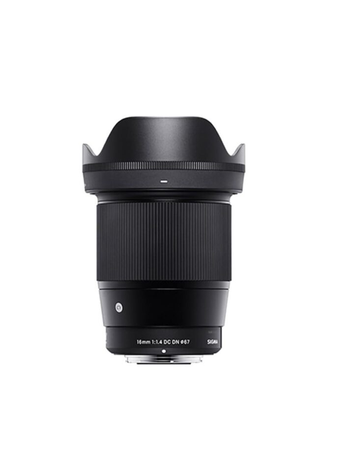 Sigma 16mm f/1.4 DC DN Contemporary Lens for Canon EF-M Mount (402971), Black