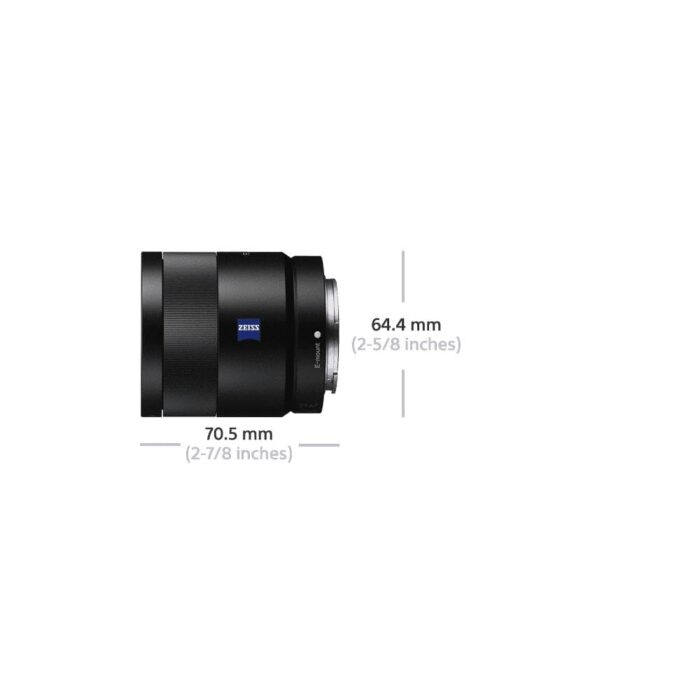 Sony E Mount Sonnar T* FE 55mm F1.8 ZA Full-Frame Lens (SEL55F18Z) | Standard Prime | High Resolution & Bokeh - Image 3