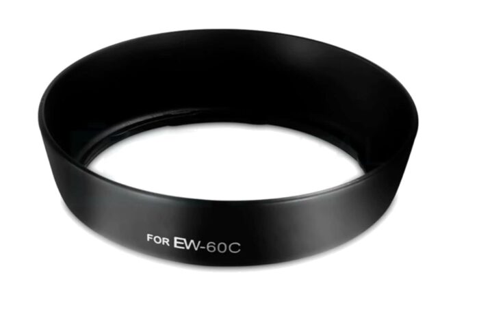 FOTOX Camera EW-60C Lens Hood EW 60C EW60C Lens Hood for Canon 550D 600D 650D 500D 18-55mm/ 28-90mm/ 28-80mm