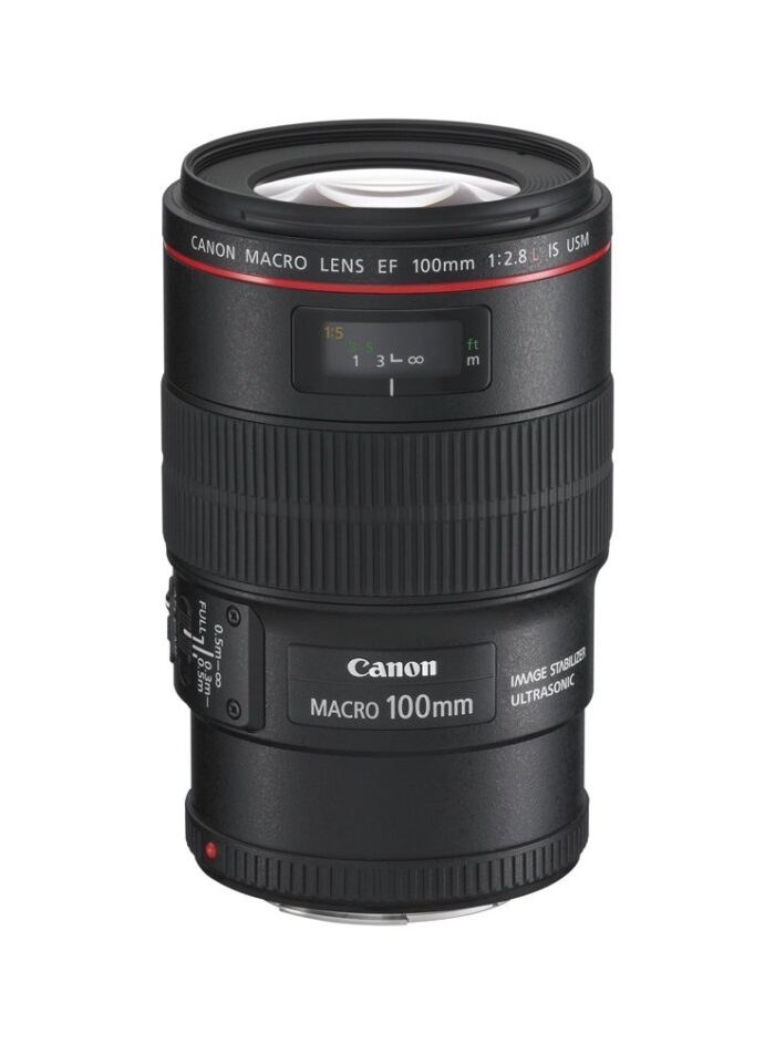 Canon EF 100mm f/2.8L IS USM Macro Prime Lens for Canon DSLR Camera (Black) - Image 3