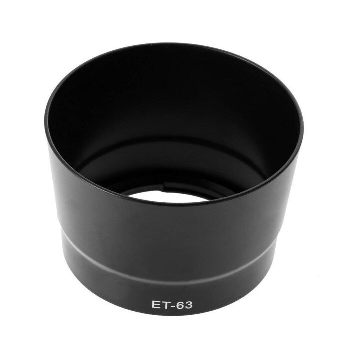 Hanumex® ET63 Lens Hood for Canon EF-S 55-250mm f/4-5.6 is STM Lens - Precision Engineered Black Lens Hood for Enhanced Photography and Lens Protection