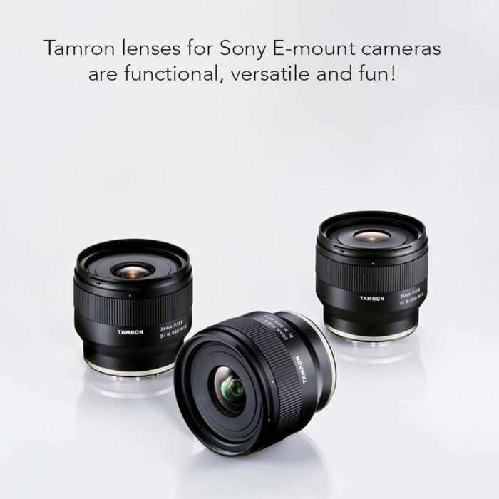 Tamron 24mm f/2.8 Di III OSD Wide-Angle Prime Lens for Sony E-Mount, (TM24F28S) (Black) - Image 5