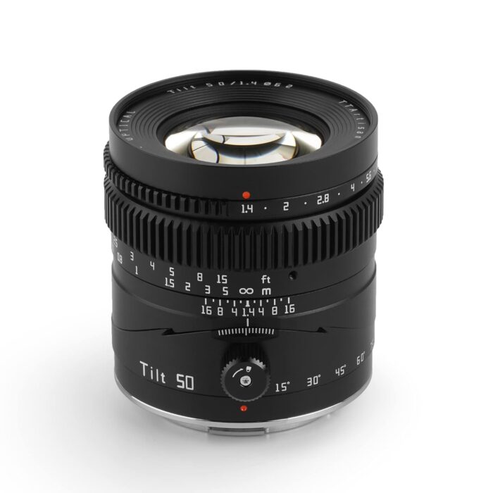 TTArtisan 50mm F1.4 Tilt Manual Lens Large Aperture Full Frame Tilt Portrait Lens Compatible with Sony E-Mount Mirrorless Cameras a7 a7II a7III a7R a7RII a7RIII a7RIV a7S a7SII a9 a7C - Image 2