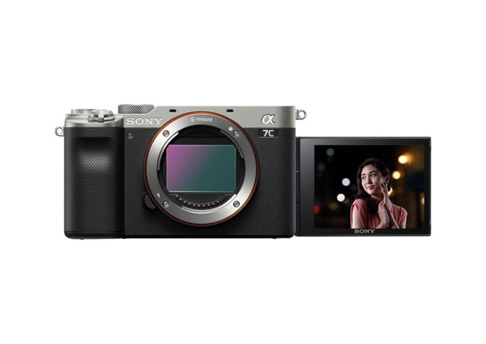 Sony Alpha Ilce-7C Compact Full Frame 64 GB Camera | 4K with Flip Screen, Light Weight | Real Time Tracking |Content Creation - Silver