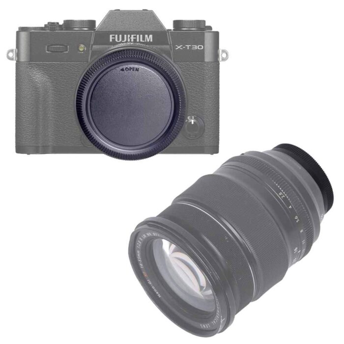 Fuji X Front Body Cap & Rear Lens Cap Cover for Fujifilm X-T5 X-T4 X-T3 X-T1 X-T2 X-S10 X-T30 X-T20 X-T10 X-H2 X-H2S X-H1 X-T200 X-T100 X-PRO3 More Fujinon X Mount Camera & Lens Accessory - Image 5