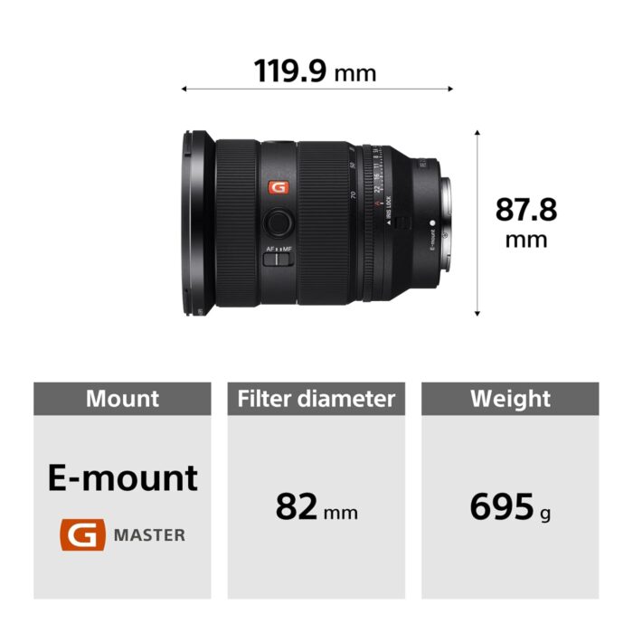 Sony E Mount Sony FE 24–70mm F2.8 GM II OSS II Full-Frame Lens (SEL2470GM2) | Standard Zoom | Premium G Master - Image 12