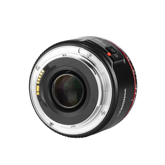 Yongnuo YN50MM F1.8 II AF/MF 0.35M Focus Distance Standard Prime Lens Black for Canon 5D IV 1DX I 200D II 850D 7D 6DII - Image 4