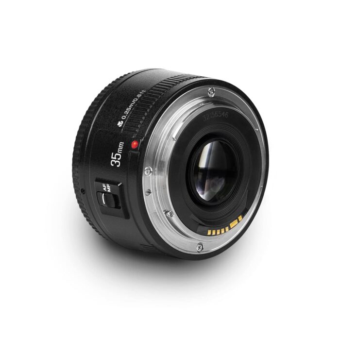 YN35mm F2 Lens 1:2 AF/MF Wide-Angle Fixed/Prime Auto Focus Lens for Canon EF Mount EOS Camera