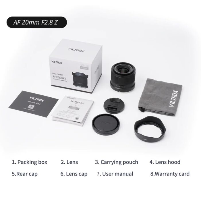 Viltrox AF 20mm F2.8 Z Lightweight Auto Focus Full Frame Prime Lens for Nikon Z-Mount - Image 14