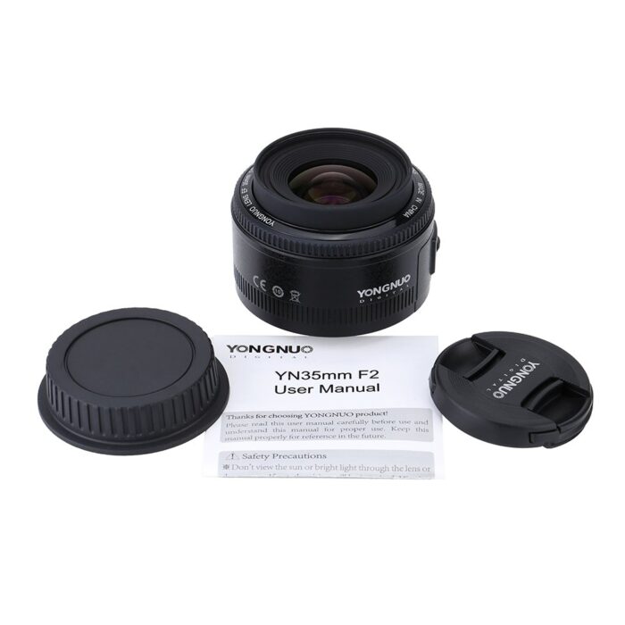 YN35mm F2 Lens 1:2 AF/MF Wide-Angle Fixed/Prime Auto Focus Lens for Canon EF Mount EOS Camera - Image 4