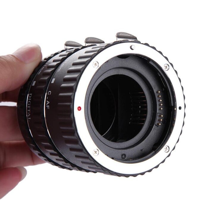 CALANDIS® Auto Focus Af Automatic Macro Extension Tube Set for Canon SLR DSLR Cameras - Image 6