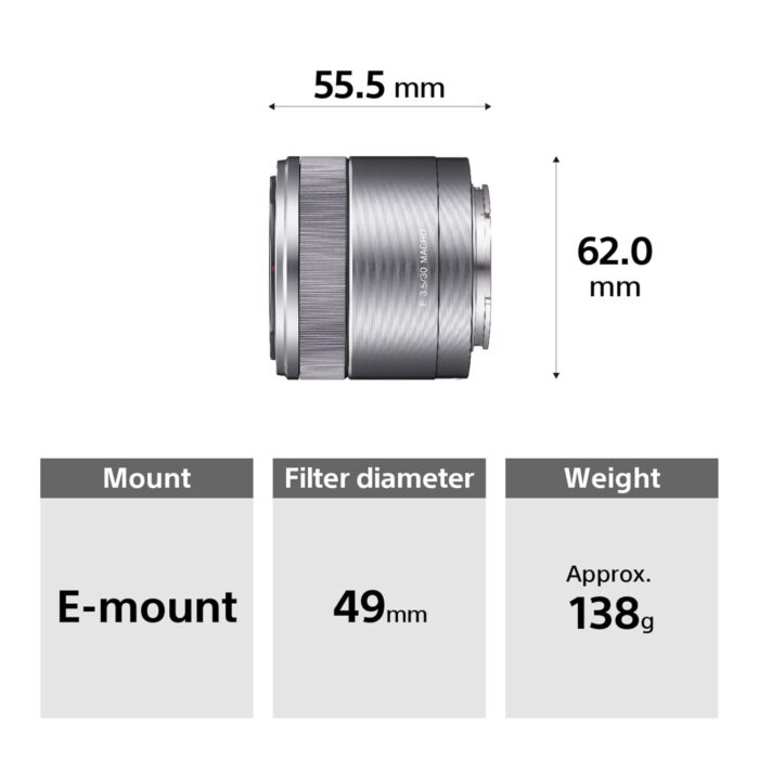 Sony E Mount E 30mm F3.5 APS-C Lens (SEL30M35) | Standard Prime | for Macro Photography - Image 4