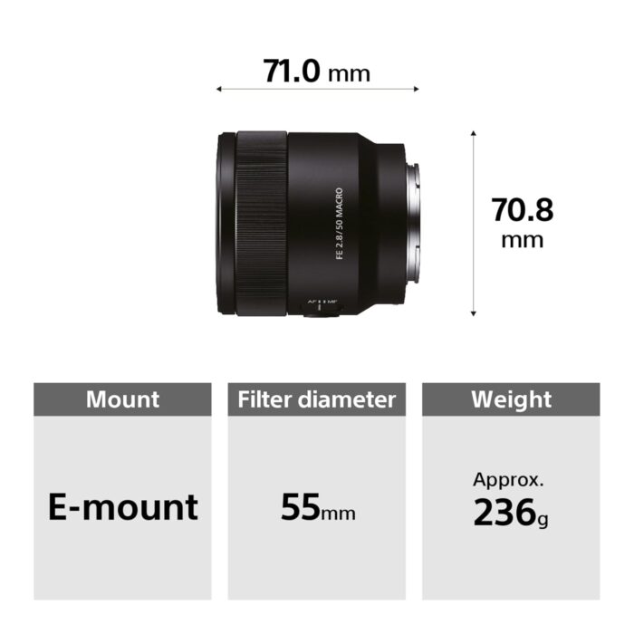 Sony E Mount FE 50mm F2.8 Full-Frame Lens (SEL50M28) | Standard Prime | for Macro Photography - Image 6