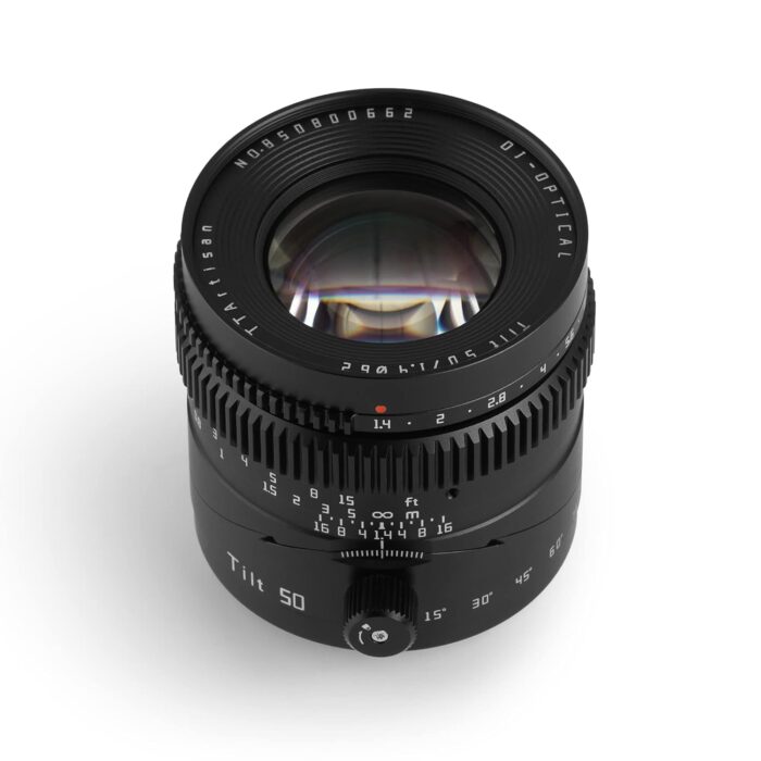 TTArtisan 50mm F1.4 Tilt Manual Lens Large Aperture Full Frame Tilt Portrait Lens Compatible with Sony E-Mount Mirrorless Cameras a7 a7II a7III a7R a7RII a7RIII a7RIV a7S a7SII a9 a7C - Image 3