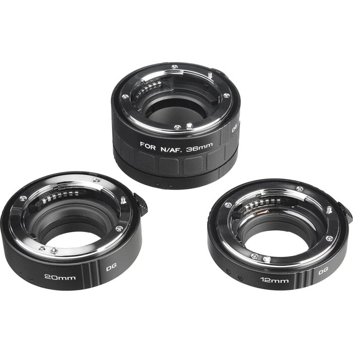 Kenko Extension Tube Kit Macro Lens Compatible with Nikon AF (Made in Japan), Black - Image 5