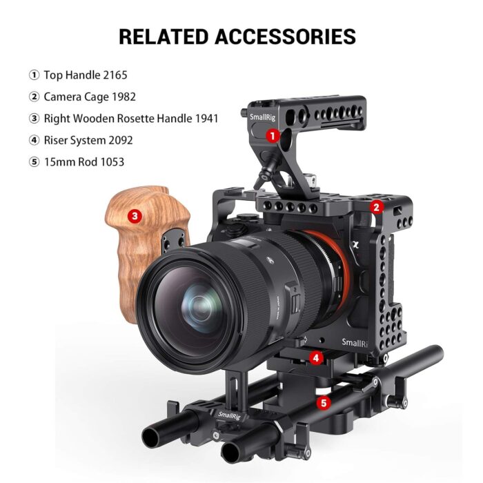 SmallRig 15mm LWS Universal Lens Support BSL2680 - Image 5