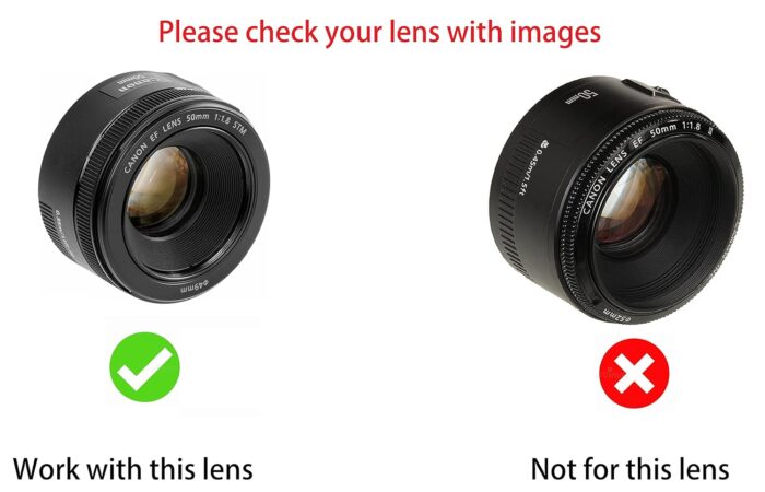 FND Lens Cap Replacement for Canon EF 50mm f/1.8 STM - Image 2