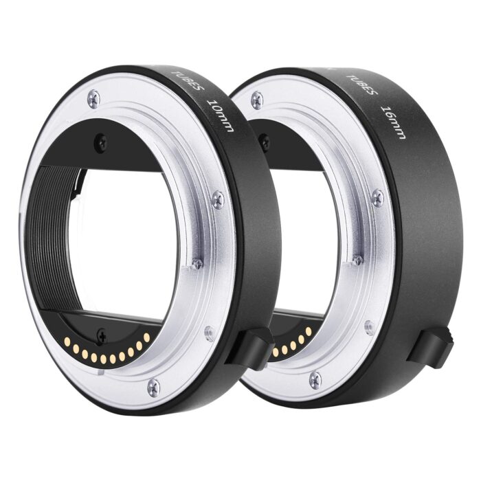 Neewer Metal AF Auto-focus Macro Extension Tube Set 10mm&16mm for Sony NEX E-mount Camera NEX 3/3N/5/5N/5R/A6000/A6300 and Full Frame A7 A7S/A7SII A7R/A7RII A7II - Image 6