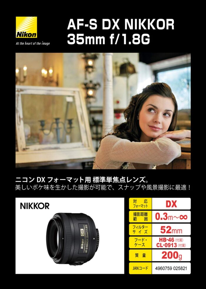 Nikon Af-S Dx Nikkor 35Mm F/1.8G Lens,Black - Image 2