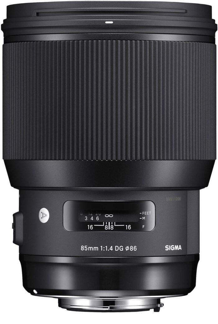 Sigma 85Mm F/1.4 Dg HSM Art Lens for Canon DSLR Camera - Black