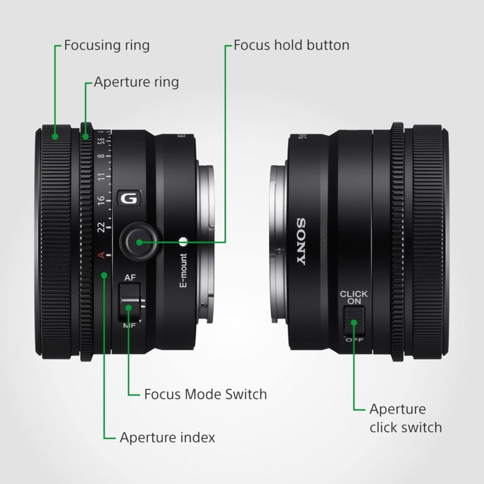 Sony E Mount Fe 24 Mm F2.8 G Full-Frame Lens (Sel24F28G) | Prime Lens |Wide-Angle Lens - Black - Image 9