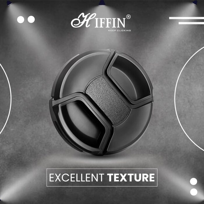 HIFFIN® 58MM Snap-On Front Lens Cap/Cover for Canon, Nikon, Sony, Pentax All DSLR Lenses - Image 2