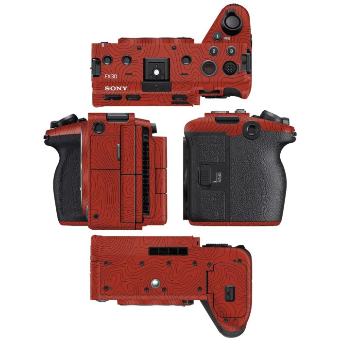 Capes India Camera Skin Cover Compatible with Sony FX 30 | Anti Scratch | Protective Film (Design - Lava) - Image 2