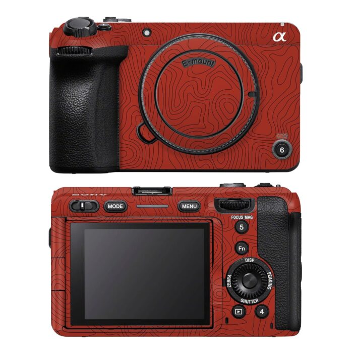 Capes India Camera Skin Cover Compatible with Sony FX 30 | Anti Scratch | Protective Film (Design - Lava)