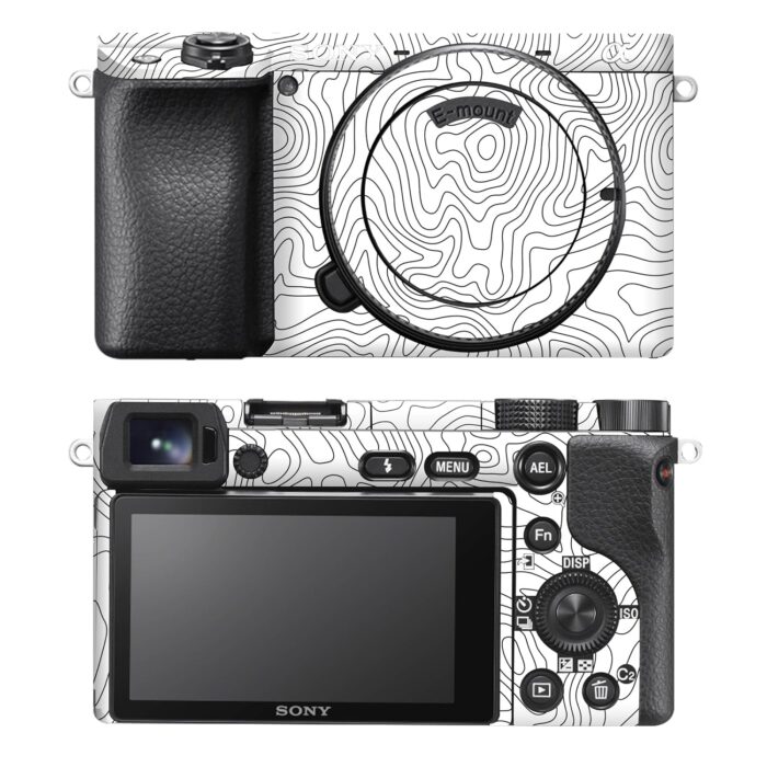 Capes India Camera Skin Cover Compatible with Sony A6100 | Anti Scratch | Protective Film (Design - Tornado)