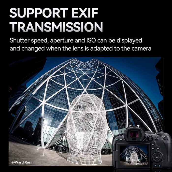 7artisans EF-EOS R Lens Adapter Auto-Focus Lens Speedbooster Converter Ring Compatible for Canon EF/EF-R Lens and Canon EOS R-Mount Camera for Canon EOS R, RP, R3, R5, R6, R7, R8, R10 - Image 7