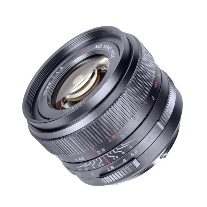 7artisans 35mm F1.4 Mark Ⅲ Full Frame Manual Focus Prime Lens Large Aperture Compatible with L Mount Mirrorless Camera(Titanium Gray)