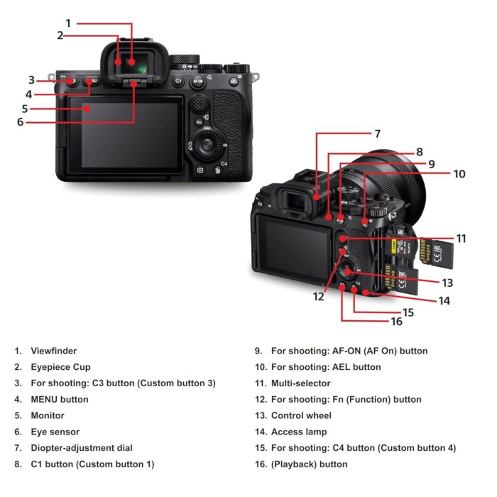 Sony Alpha ILCE-7M4 Full-Frame Hybrid Camera 33MP Interchangeable-Lens Mirrorless Camera Body (4K 60P Video Recording, Real-Time Eye AF for Humans, Birds, Animals) - Digital_Zoom, Black, - Image 8