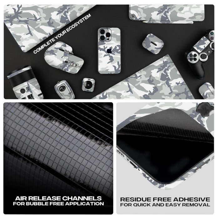 Capes India Camera Skin Cover Compatible with Sony FX 30 | Anti Scratch | Protective Film (Design - Snow Camo) - Image 5