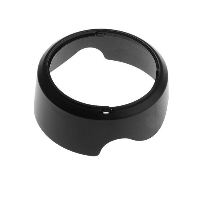 SUPERNIC EW-63C Flower Lens Hood for Canon EF-S 18-55mm f3.5-5.6 IS STM Black with microfiber cloth - Image 4