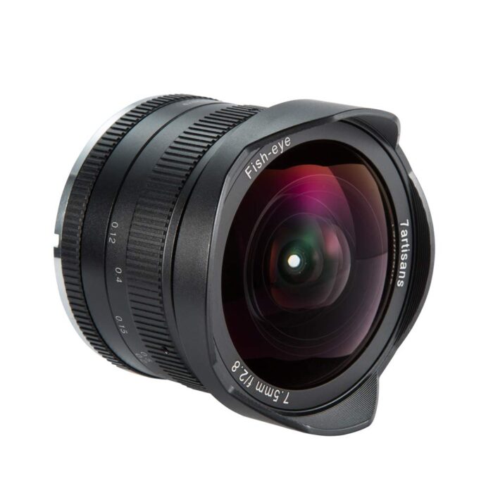 7artisans 7.5mm F2.8 APS-C Wide Angle Fisheye Fixed Lens for Canon Compact Mirrorless Cameras Canon EF-M Mount M1 M2 M3 M5 M6 M10-Black - Image 4