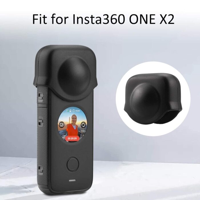 ZIBUYU® Insta360 One x2 Case Cover Dust Proof Anti-Scratch Camera Lens Cover for Insta360 One x2 Camera Accessories Silicone Lens Protective Guard Cap - 1 - Image 7