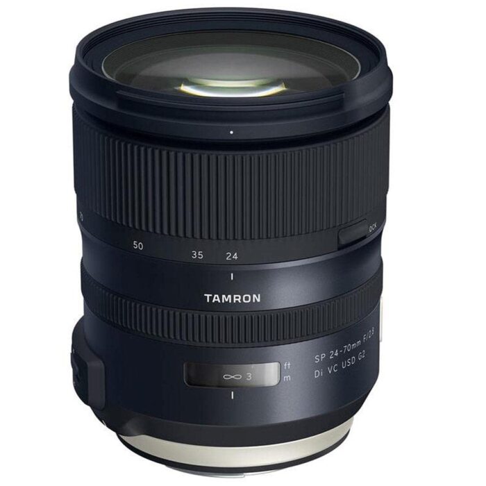 Tamron SP A032E 24-70mm F/2.8 Di VC USD G2 Lens for Canon DSLR Camera (Black)