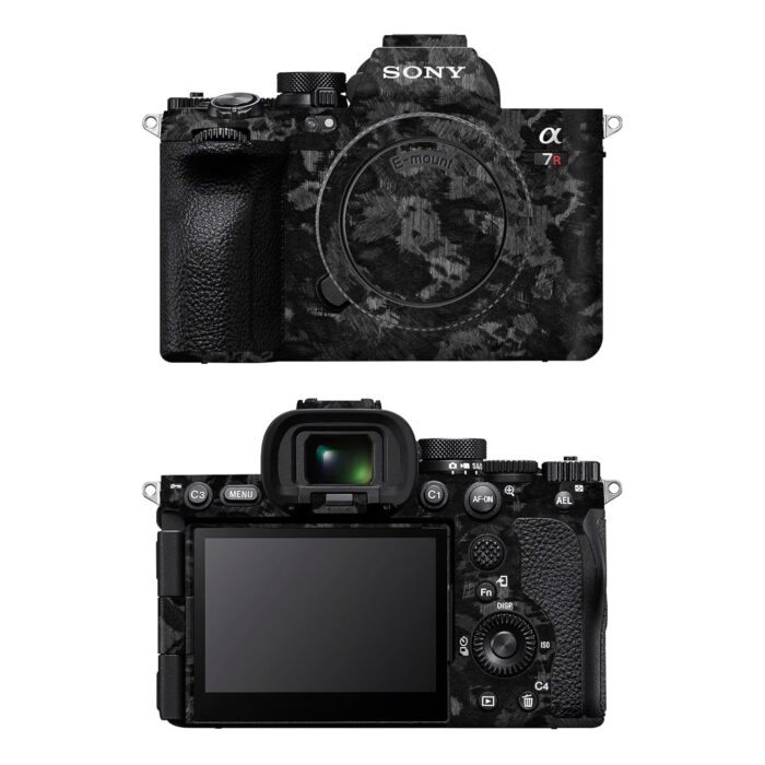 Capes India Camera Skin Cover Compatible with Sony A7 RV | Anti Scratch | Protective Film (Design - Forged Carbon)