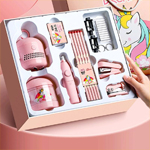 0013 Stationery Set with Pencil Sharpener,Electric Eraser,Vacuum Cleaner