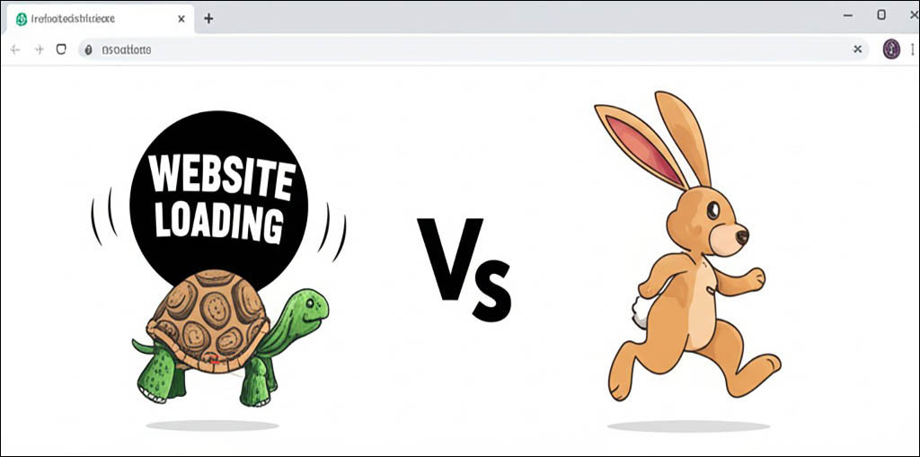  A speed comparison graph (unoptimized vs. optimized images)